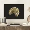 Croissant - Brood - Goud - Zwart PET vilt klein -sfeer1