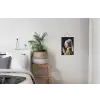 Meisje met de parel - Johannes Vermeer - Peace textielposter latten blank klein -woonkamer