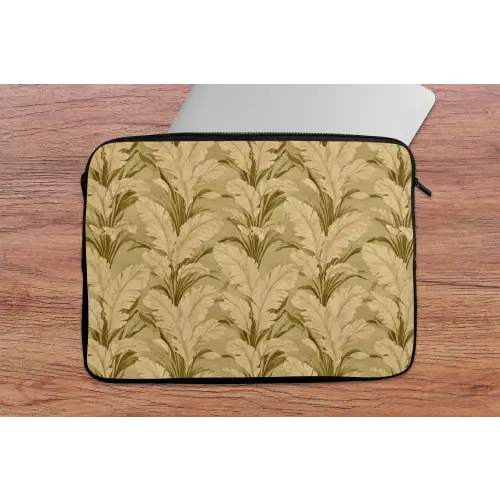 Palmbladeren - Klassiek - Groen laptophoes neopreen klein 279 -tafel