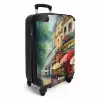 Straat - Olieverf - Kleurrijk - Stad NBS - Handbagage koffer - Unisex middel -productfoto_3d