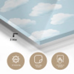Wolken - Illustratie - Blauw plexiglas 5mm klein 11 -sfeer2