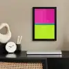 Strepen - Modern - Kleurrijk fotolijst zwart zonder passe partout klein -sfeer1