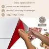 Wereldkaart - Bloemen - Felgekleurd keuken achterwand spatscherm klein -spatscherm_NL