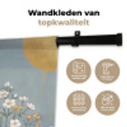 Aziatisch - Vrouw - Kimono Wandkleed katoen middel -sfeer2