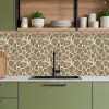 Giraf - Patroon - Beige - Bruin keuken achterwand 2 middel 871 -sfeer3
