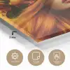 Vrouw - Citroenen - Bloesem - Geel plexiglas 5mm klein -sfeer2