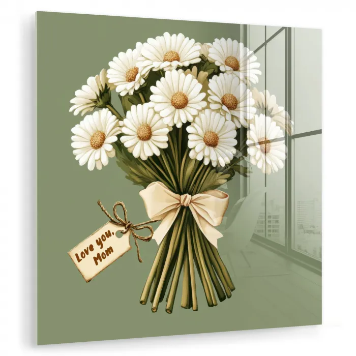 Lint - Boeket - Groen - Quote plexiglas 5mm klein -zzzproduct_nieuw