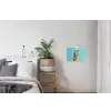 Papegaai - Koksmuts - Grappig - Vogel textielposter latten blank klein -woonkamer