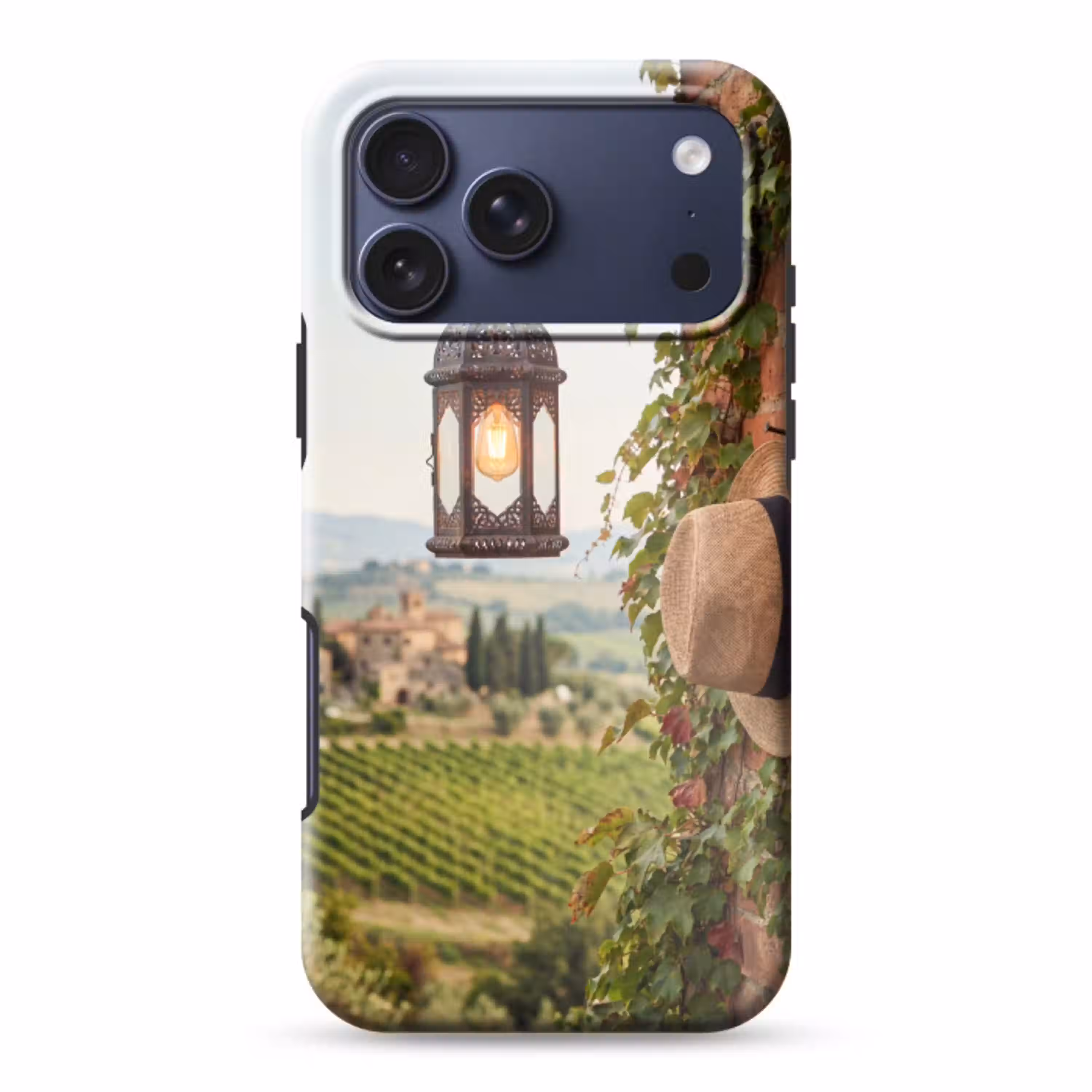 Lantaarn - Wijngaard - Landschap - Italiaans Toughcase MagSafe Apple iPhone 17 Pro Max klein -3d