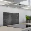 Structuur - Beton - Grijs - Industrieel - Rustiek keuken achterwand spatscherm klein -3d_schuin