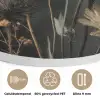Boeket - Bloemen - Licht - Zwart Akoestische PET Vilt - Rond klein -closeup_NL