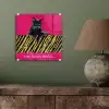 Kat - Baas - Roze - Tijgerprint plexiglas 5mm klein -sfeer3