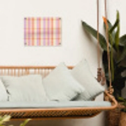 Pastel - uitpatroon - Geometrisch tuinposter los doek klein 239 -sfeer7