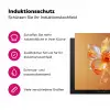 Glazen - Bloem - Oranje Inductie beschermer vinyl 3mm middel -zzzzzzz-lf-ups