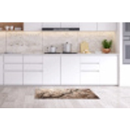 Bloesem - Takken - Schilderij - Beige - Serene Keukenloper - keukenmat middel -sfeer3