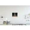 Kerstboom - Bos - Sneeuw - meerkleurig textielposter latten blank klein -kinderkamer