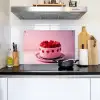 Taart - Hart - Roze Inductie beschemer met haakjes klein -sfeer2