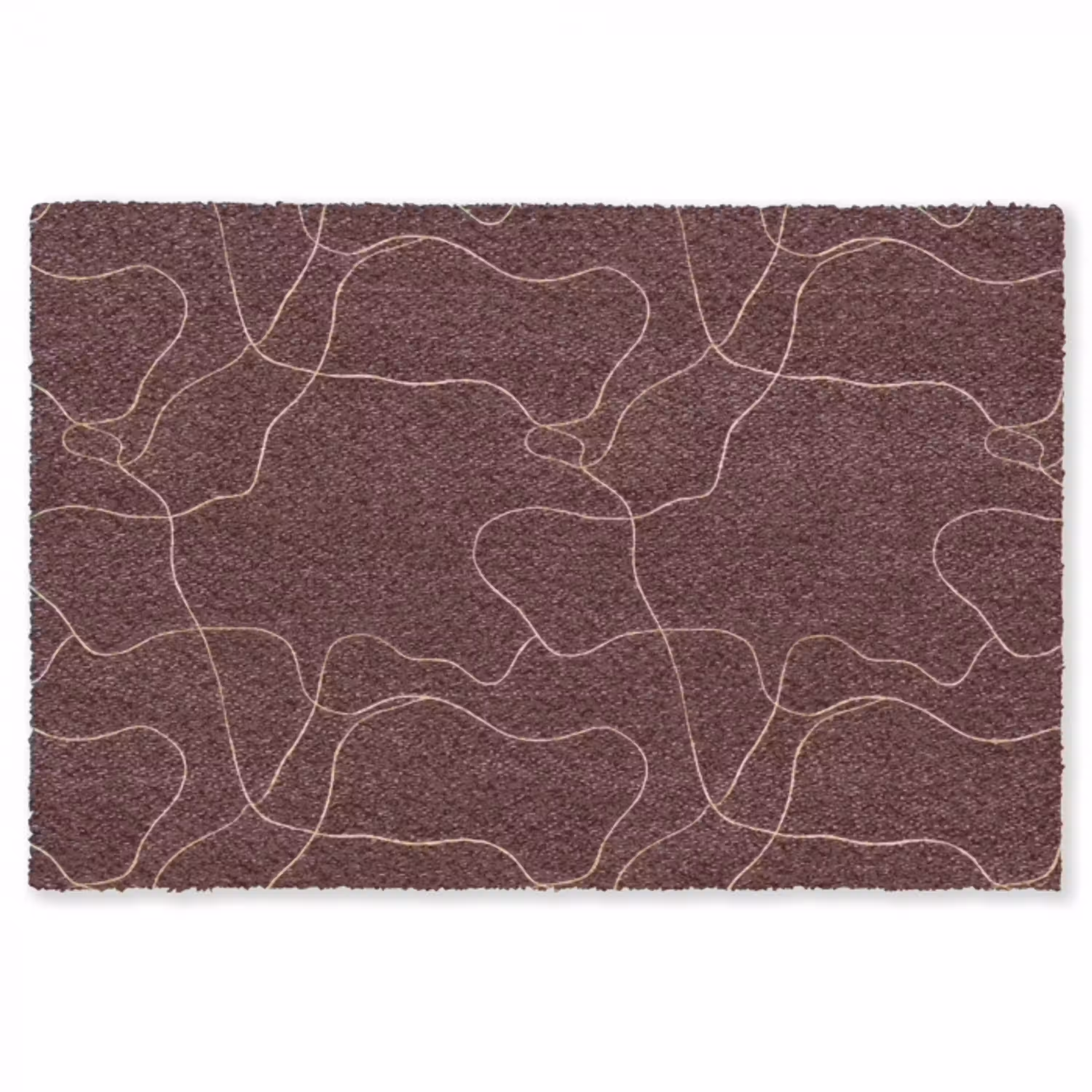 Abstract - Modern - Bruin Vloerkleed Rechthoek klein 1091 -3d
