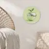 Groen - Disco - Decoratie - Appel Akoestische PET Vilt - Rond klein -sfeer4