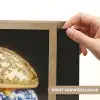Delftsblauw - Goud - Burger Light Box met batterij (Wandlamp) middel -USP_websiteprintNL
