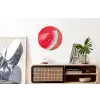 Watermeloen - Rood - Zomers Wandcirkel aluminium klein -kantoor