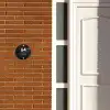 Zwart verftextuur - Modern Naambord Rond klein -sfeer3-rond-XS
