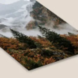 Bergen - Vallei - Mist - Herfst - Natuur fotolijst zwart zonder passe partout klein -zsfeer6