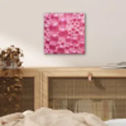 Roze - Schuim - Bubbels aluminium wit klein -sfeer3