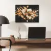 Bloemen - Goud - Graffiti - Zwart - Abstract PET vilt klein -sfeer5