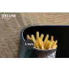 Friet - Porselein - Delfts blauw - Eten Placemat vinyl groot -closeup