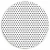 Rondjes - Zwart - Stippen Wandcirkel plexiglas klein 852 -3d