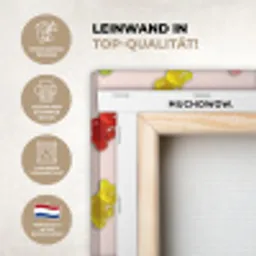 Kleur - Snoep - Roze KitchenYeah - Keuken - Canvas klein -ycloseup