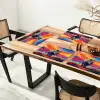 Neushoorn - Zonsondergang - Savanna - Kleurrijk Placemat vinyl groot -zzsfeer4_Kitchenyeah-website