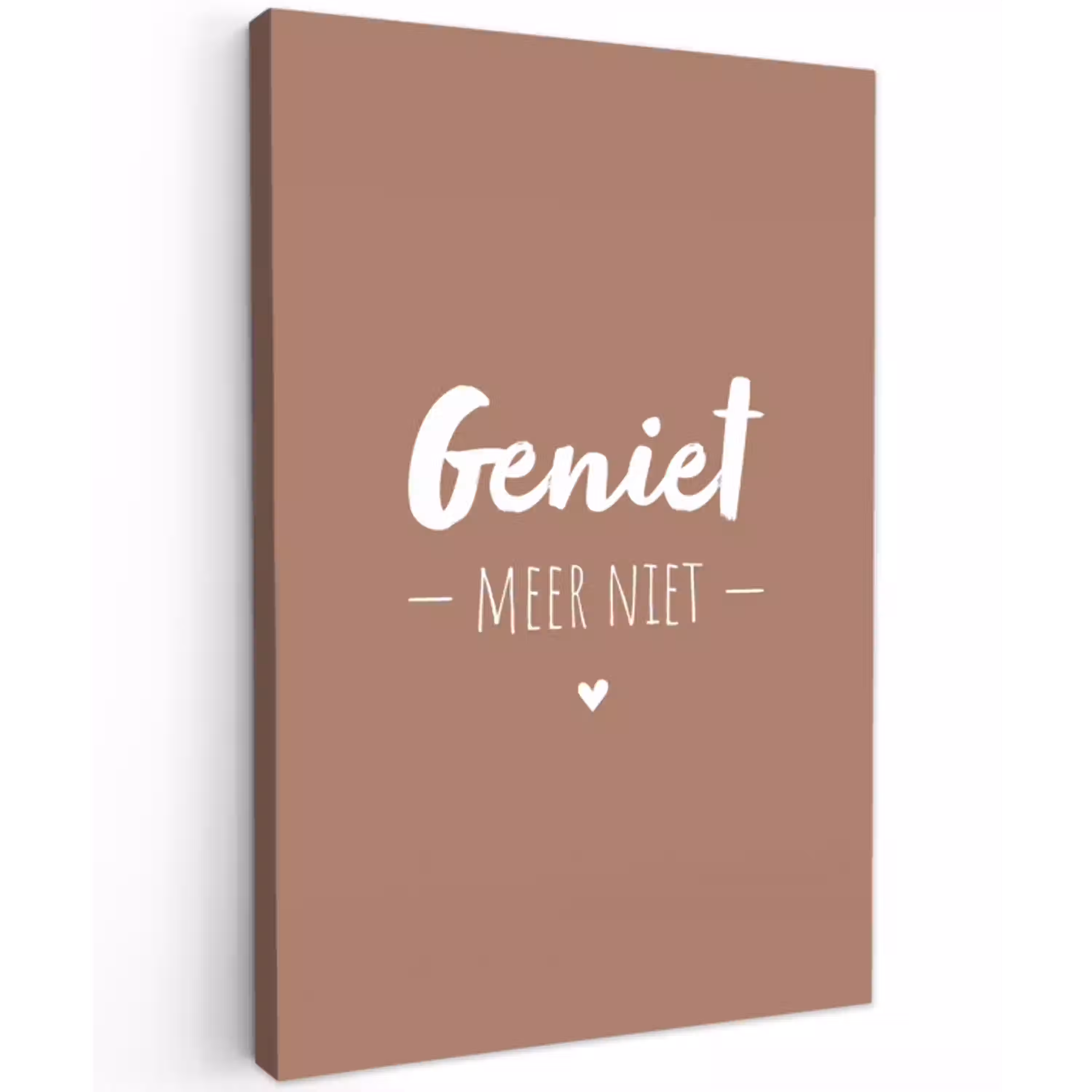 geniet-roze-2-3 Tuinposter op houten frame 2 cm dik klein -3d