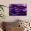 Golven - Abstract - Paars canvas 2cm klein -sfeer1