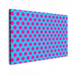 Stippen - Klassiek - Roze canvas 2cm klein 34 -z3d