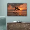 Dolfijnen - Zee - Realistisch canvas 2cm klein -sfeer4