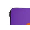 See the good - Oranje - Paars - Smiley laptophoes neopreen klein -detail