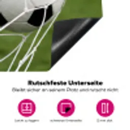 Voetbal - Goal - Net - Sport Inductie beschermer vinyl 3mm klein -zzzzzzz-lf-onderkant