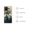Pauw - Vogel - Bloemen - Planten - Pauwenveren Telefoonhoesje Samsung Galaxy S10 Lite klein -specsS10Lite