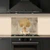 Goud - Portret - Vrouw keuken achterwand spatscherm klein -sfeer1