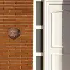 Verweerd metaal - Sierlijk Naambord Organisch middel -sfeer3