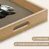Kat - Kokskleding - Zwart - Wit Dienblad Rechthoek middel -USP_HandgreepNL