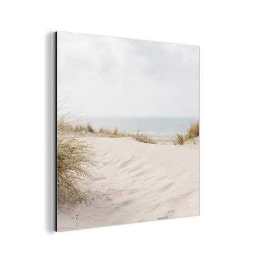 Wolken - Duinlandschap - Zand aluminium wit klein -3d