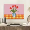 Tulpen - Roze - Vaas PET vilt klein -sfeer1