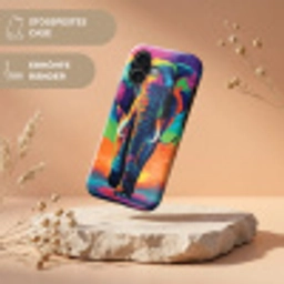 Olifant - Kleurrijk - Lucht - Abstract Toughcase MagSafe Apple iPhone 17 klein -USP_RandenV_DE