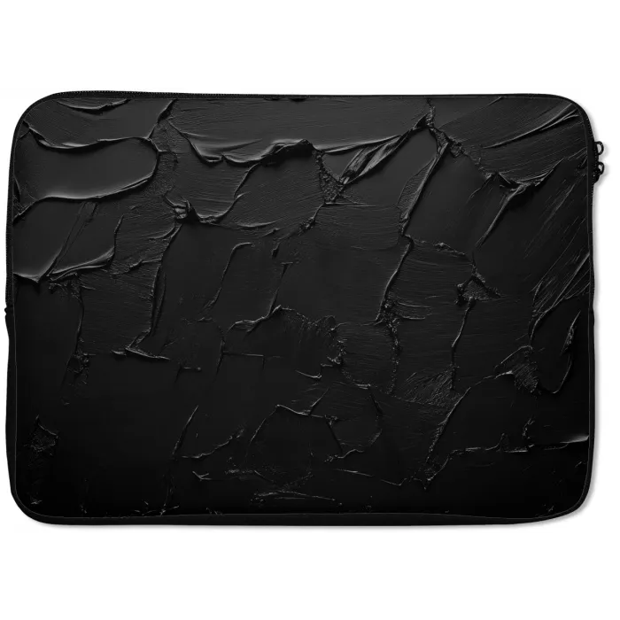 Zwart - Verf laptophoes neopreen klein -zkaufland3dotto