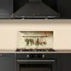 Hout - Keukengerei - Stilleven - Tegels keuken achterwand spatscherm klein -sfeer1