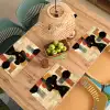 Zijaanzicht - Vrouw - Vormen Placemat vinyl groot -zzsfeer5_Kitchenyeah-website