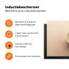 Koffie - Melkschuim - Lach - Beige Inductie beschermer vinyl 3mm klein -zzzzzzz-td-ups